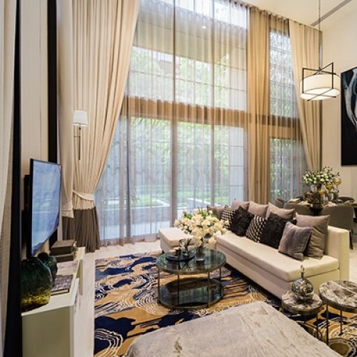 ผ้าม่านไฟฟ้า ม่านรางมอเตอร์ พร้อมรีโมทคอนโทรล (Electric Rail)