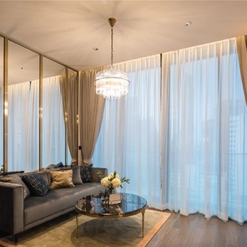 ม่านจีบ (Pleated Curtains)